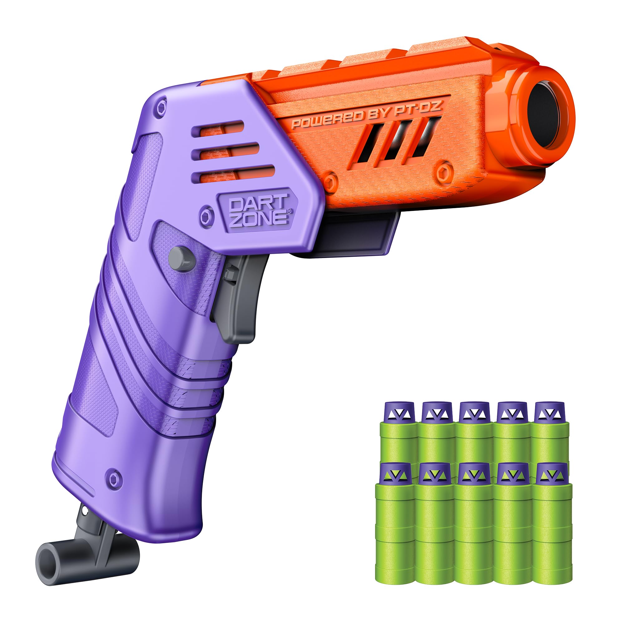 Amazon.com: Dart Zone Max Solo Pro Foam Dart Blaster Pistol – 120